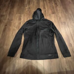 Black Full-Zip Hoodie